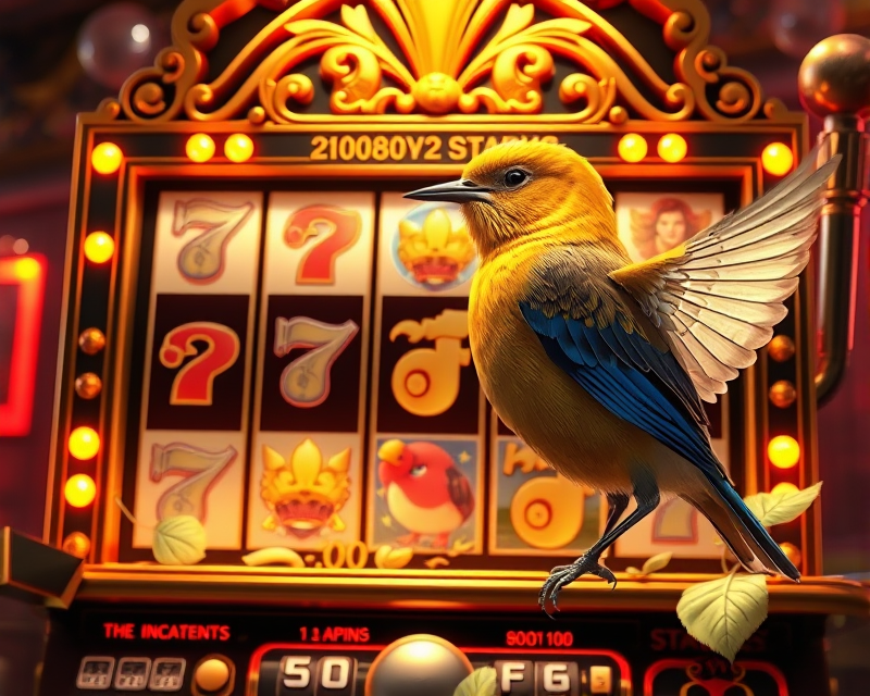 slot machine, bird